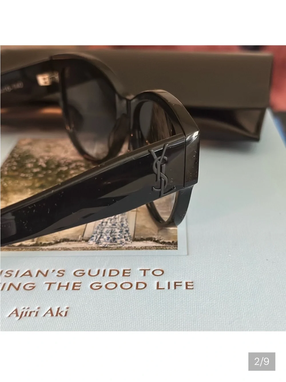 ML3 SAINT LAURENT SL M3 cat-eye sunglasses Yves Saint Laurent Glossy Black Logo